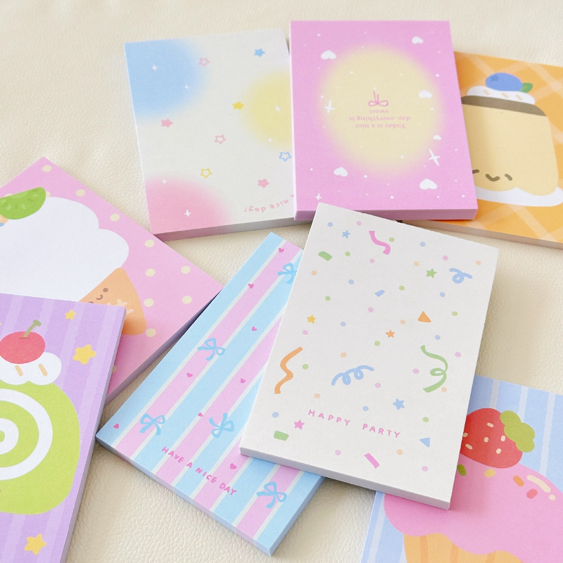 Kawaii Tech Accessories - 1Pcs/50sheet Cartoon Sticky Notes Can Be