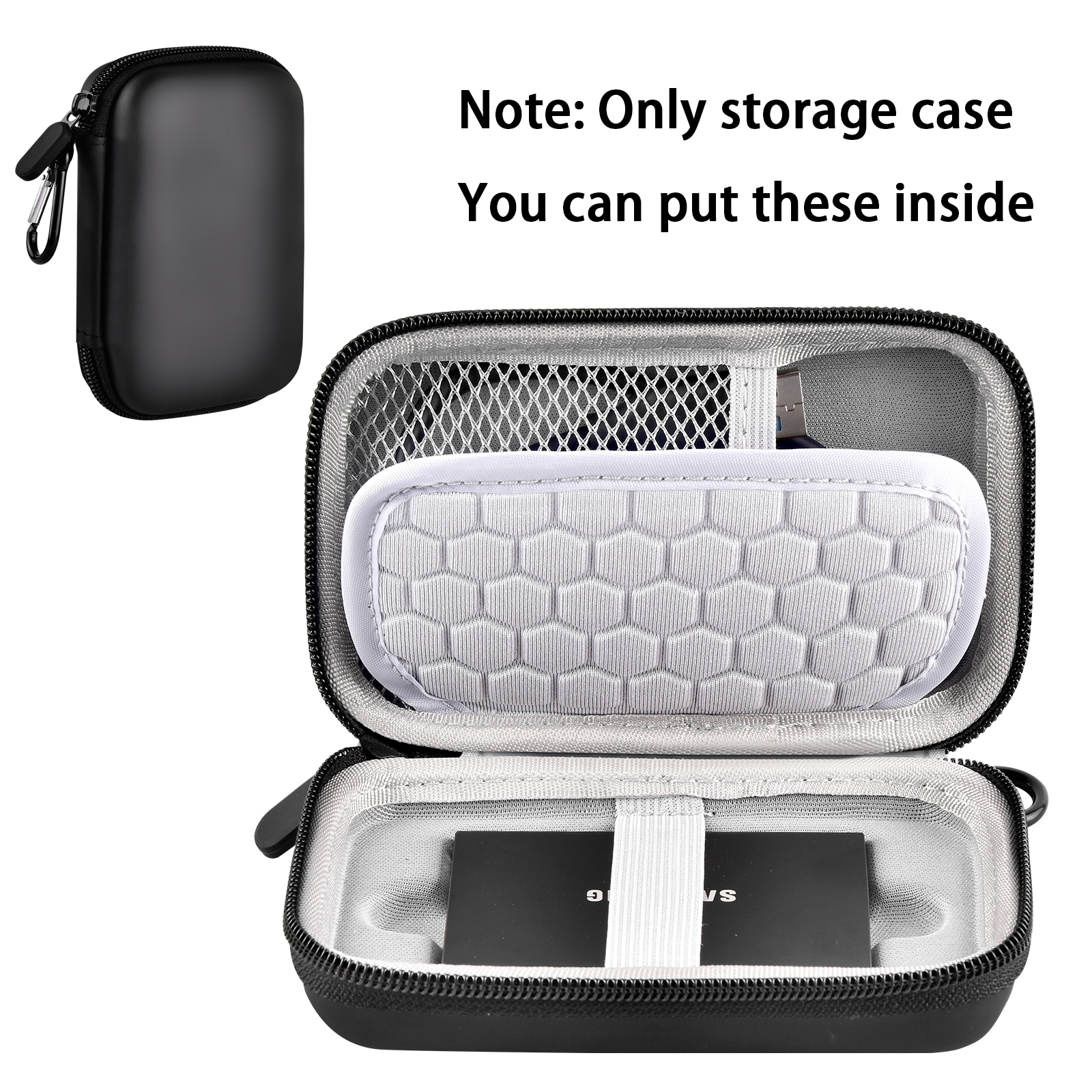 Portable Ssd Enclosure - Universal USB 3.2 SSD Case, Shockproof