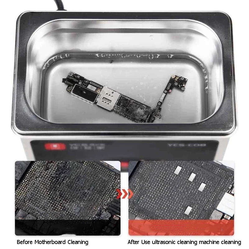 YCS YCS-C08 Ultrasonic Cleanin - Mobile Tech Accessories reseña y precio