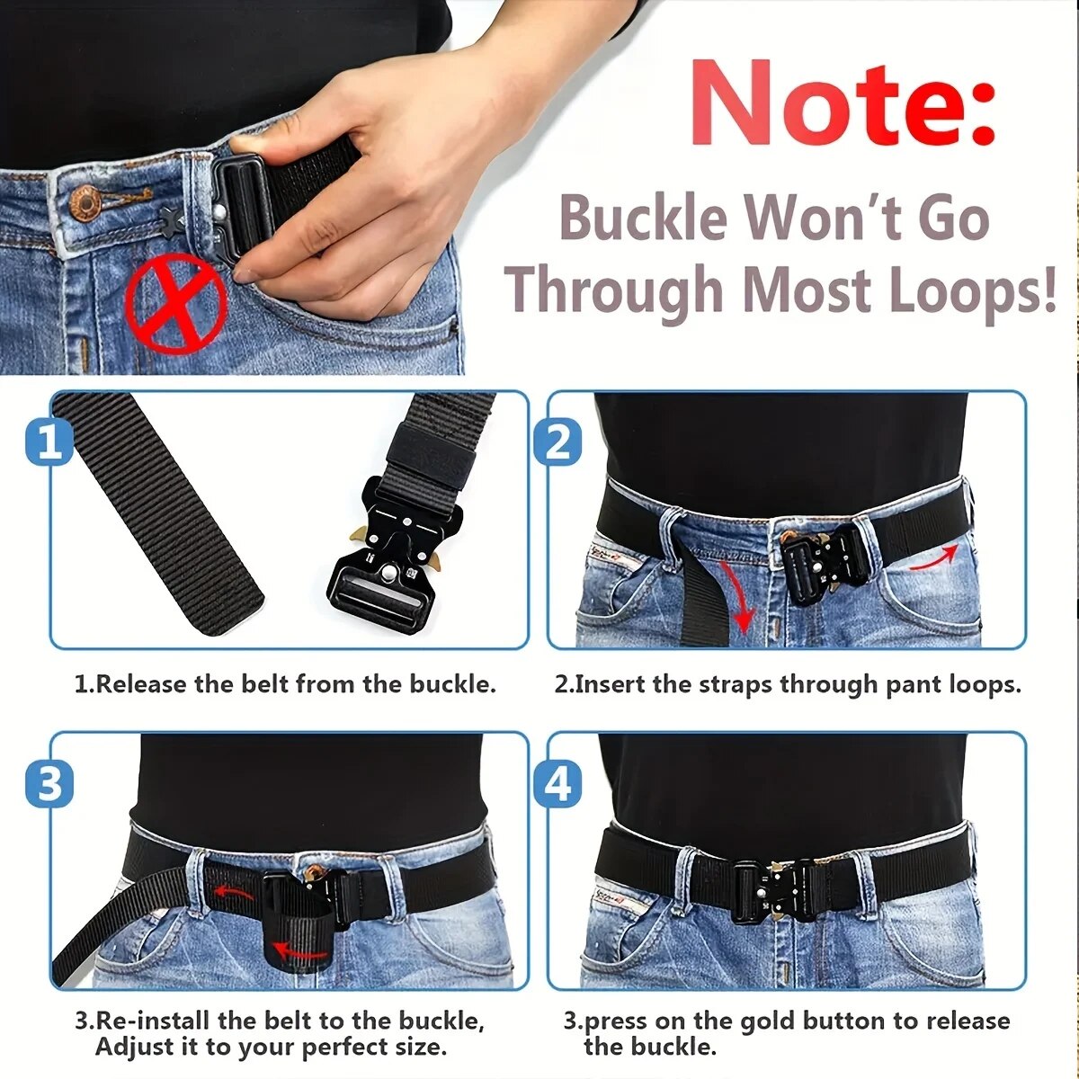 Men's Belt Outdoor Multi Funct - Tech Wear Accessories reseña y precio