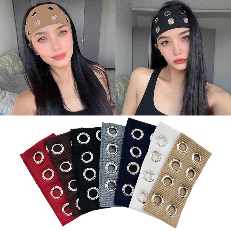 Grommet Eyelet Knit Headband S - Tech Wear Accessories reseña y precio