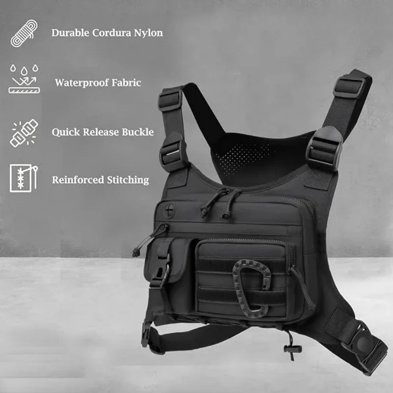 Men's Tactical Chest Vest Bag  - Tech Wear Accessories reseña y precio