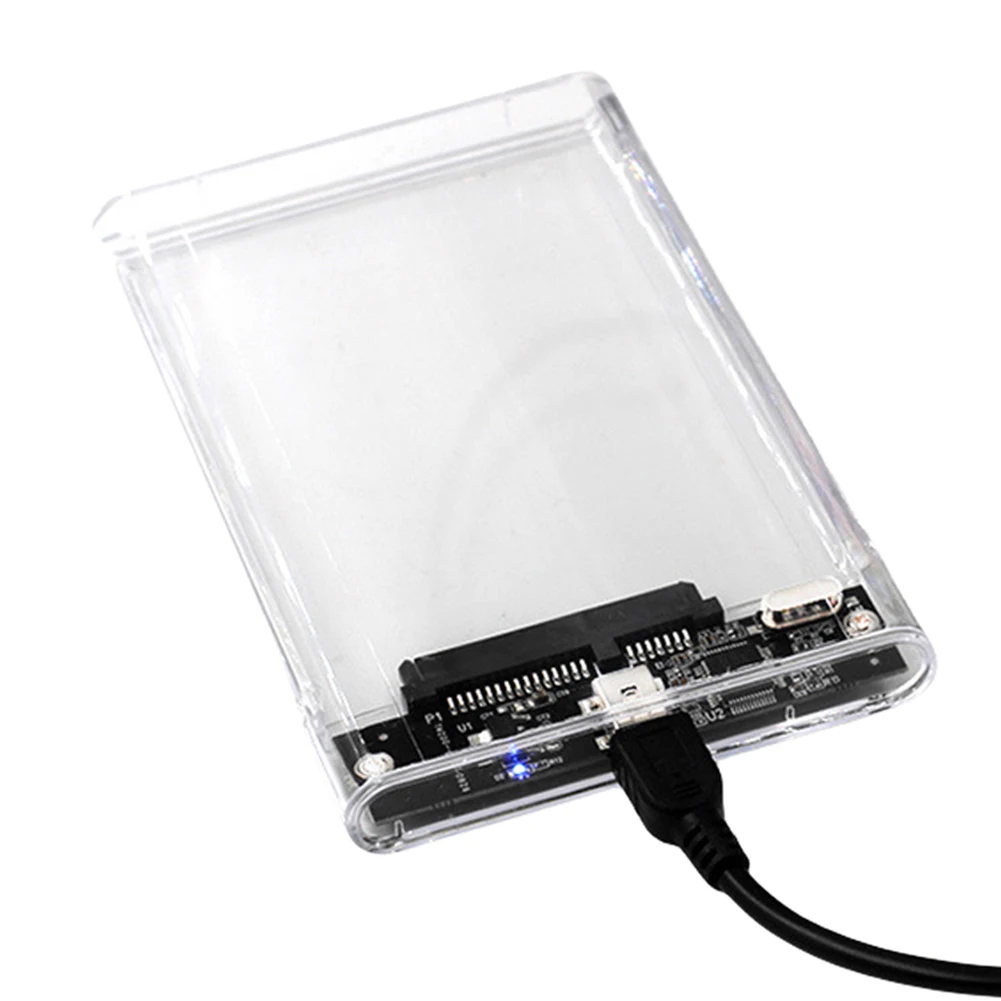 2.5 Inch HDD/SSD Case Transpar - Portable Ssd Enclosure reseña y precio