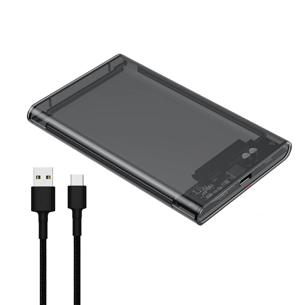 2.5 Inch HDD/SSD Case Transpar - Portable Ssd Enclosure reseña y precio
