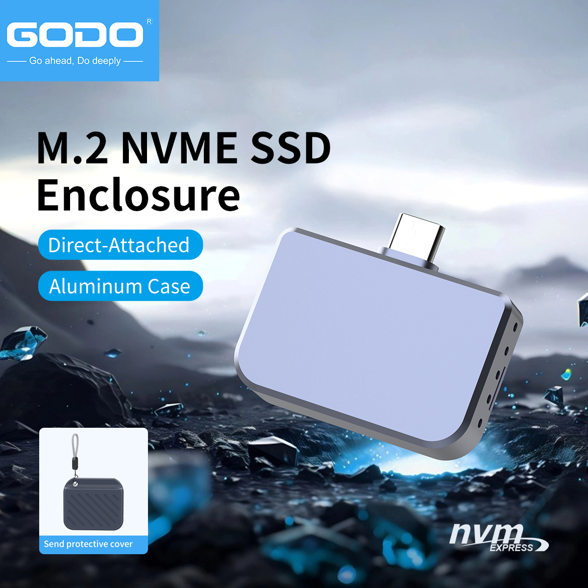 GODO 2230 Type-C Plug & Play M - Portable Ssd Enclosure reseña y precio